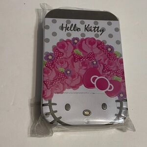 Sanrio Hello Kitty Metal Pill Case! Size:3.75” Lx2.5”Wx0.75”D